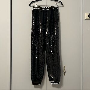 MICHAEL Michael Kors Black Sequin Pants